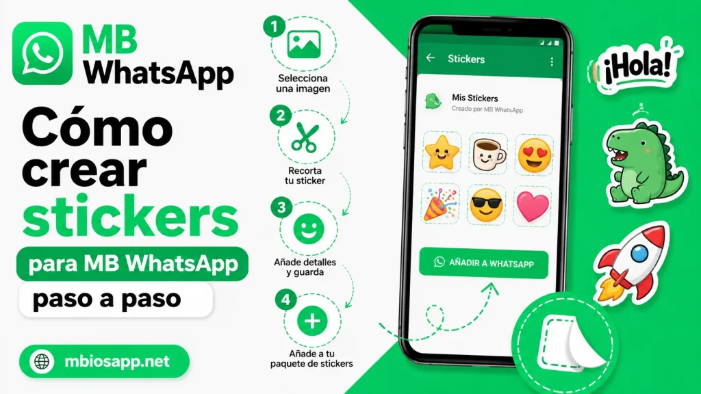 Cómo crear stickers para MB WhatsApp paso a paso