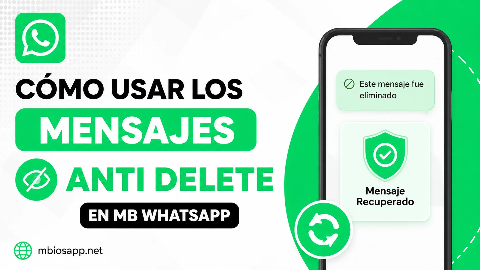 Cómo usar los mensajes Anti Delete en MB WhatsApp
